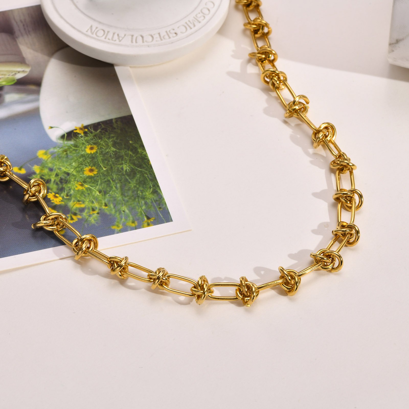 WM-C33 - Men-Women Gold Necklace Chain — image 3