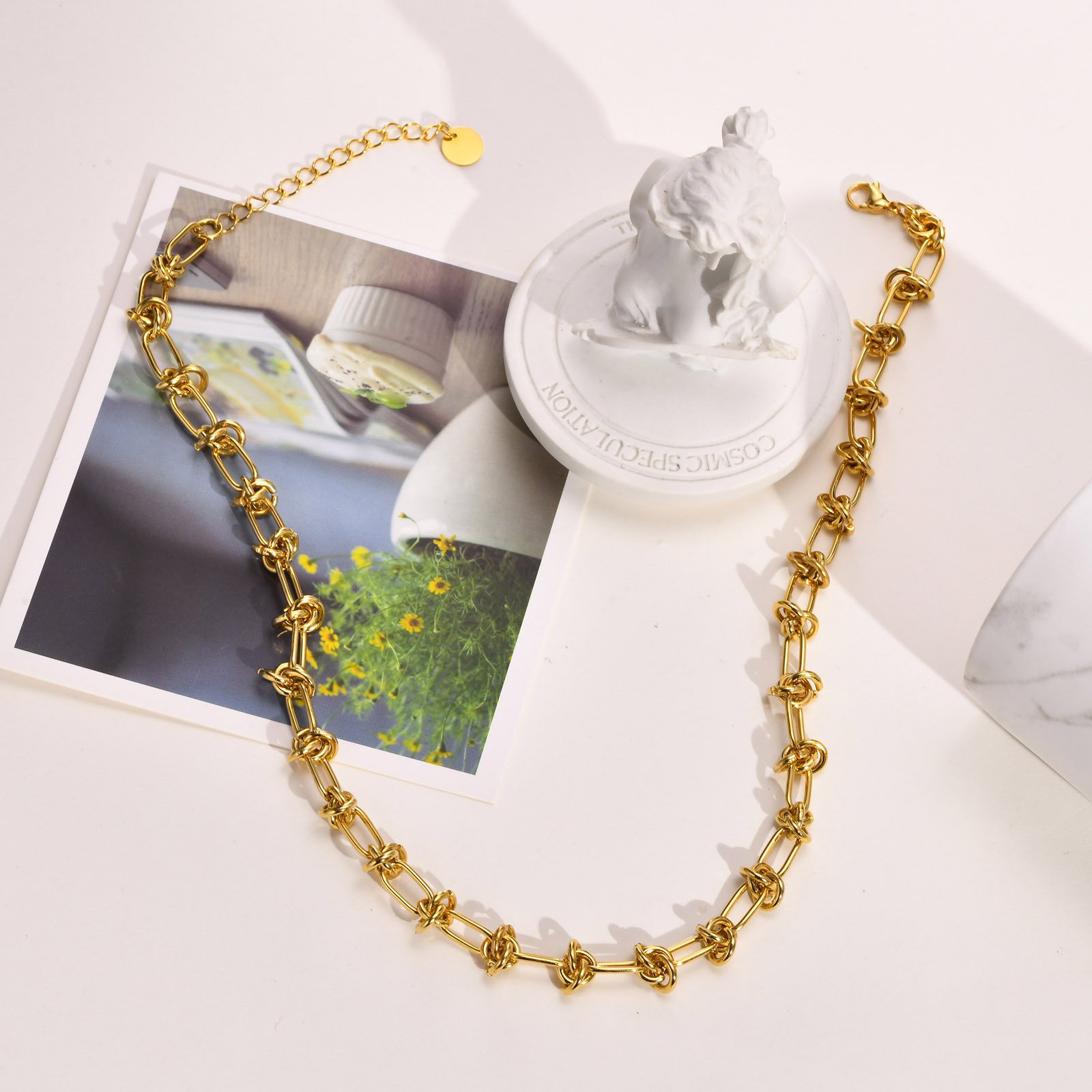 WM-C33 - Men-Women Gold Necklace Chain — image 5