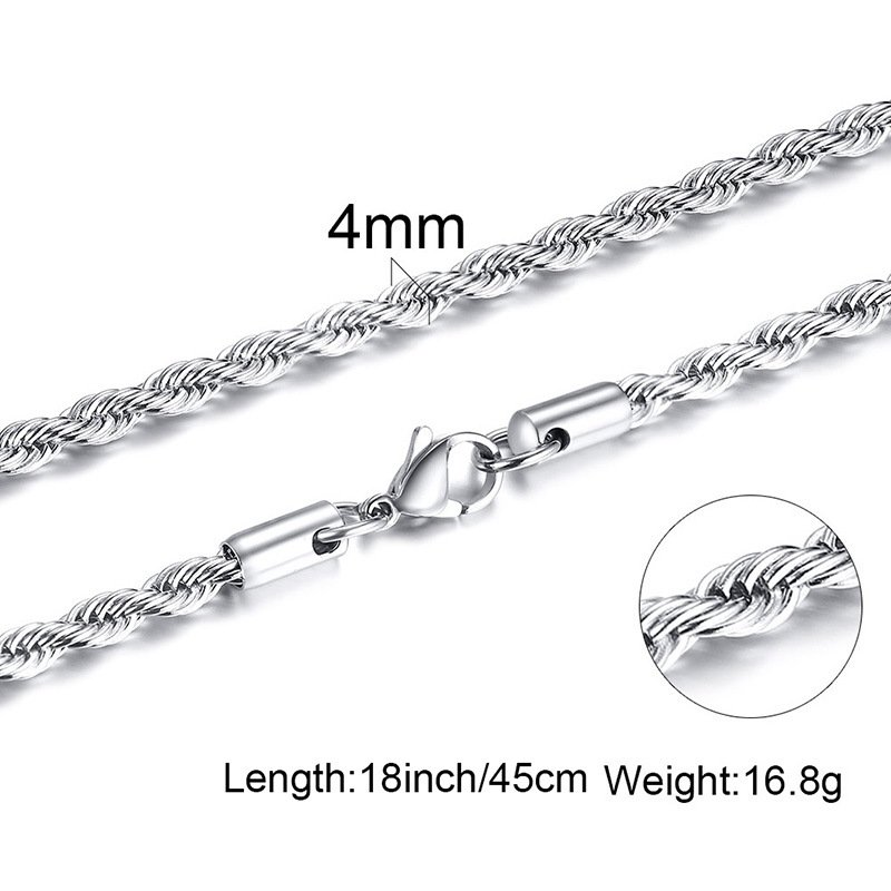 WM-C35- Men Gold Necklace Chain — image 17