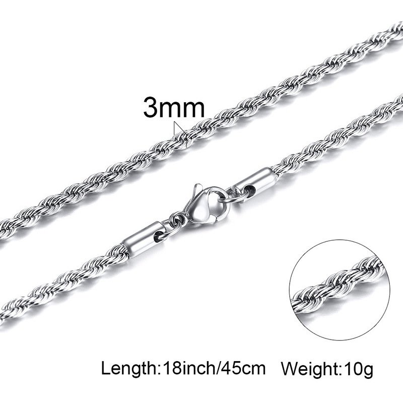 WM-C35- Men Gold Necklace Chain — image 19