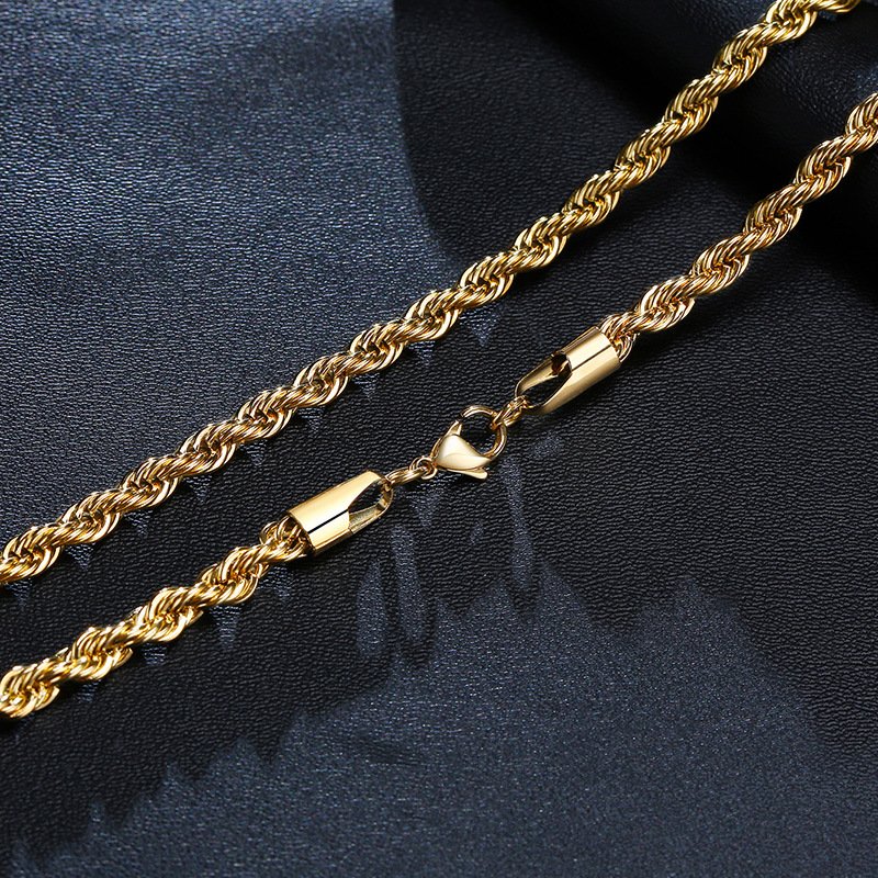 WM-C35- Men Gold Necklace Chain — image 3