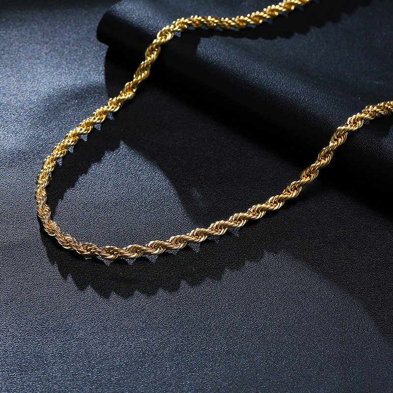 WM-C35- Men Gold Necklace Chain — image 4