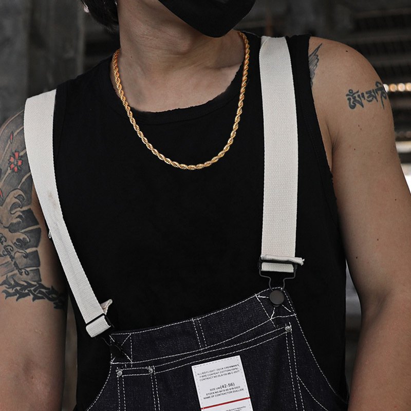 WM-C35- Men Silver Necklace Chain — image 8
