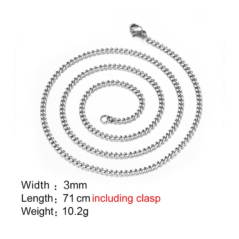 WM-C36- Men Gold Necklace Chain