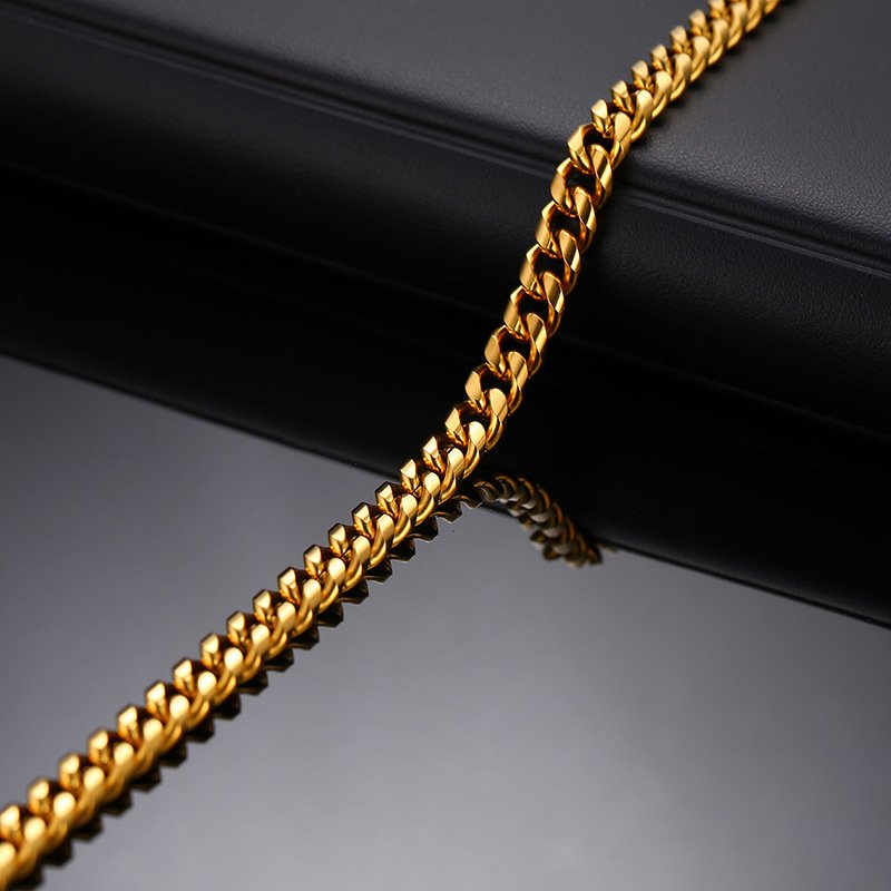 WM-C37 - Men-Women Gold Necklace Chain — image 3