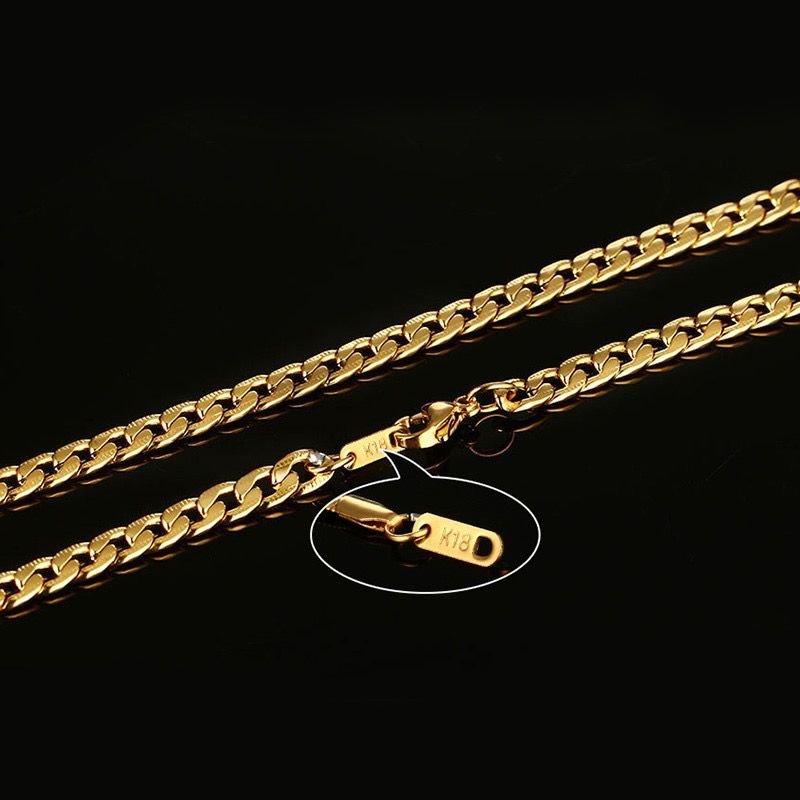 WM-C41 - Men-Women Gold Necklace Chain — image 3
