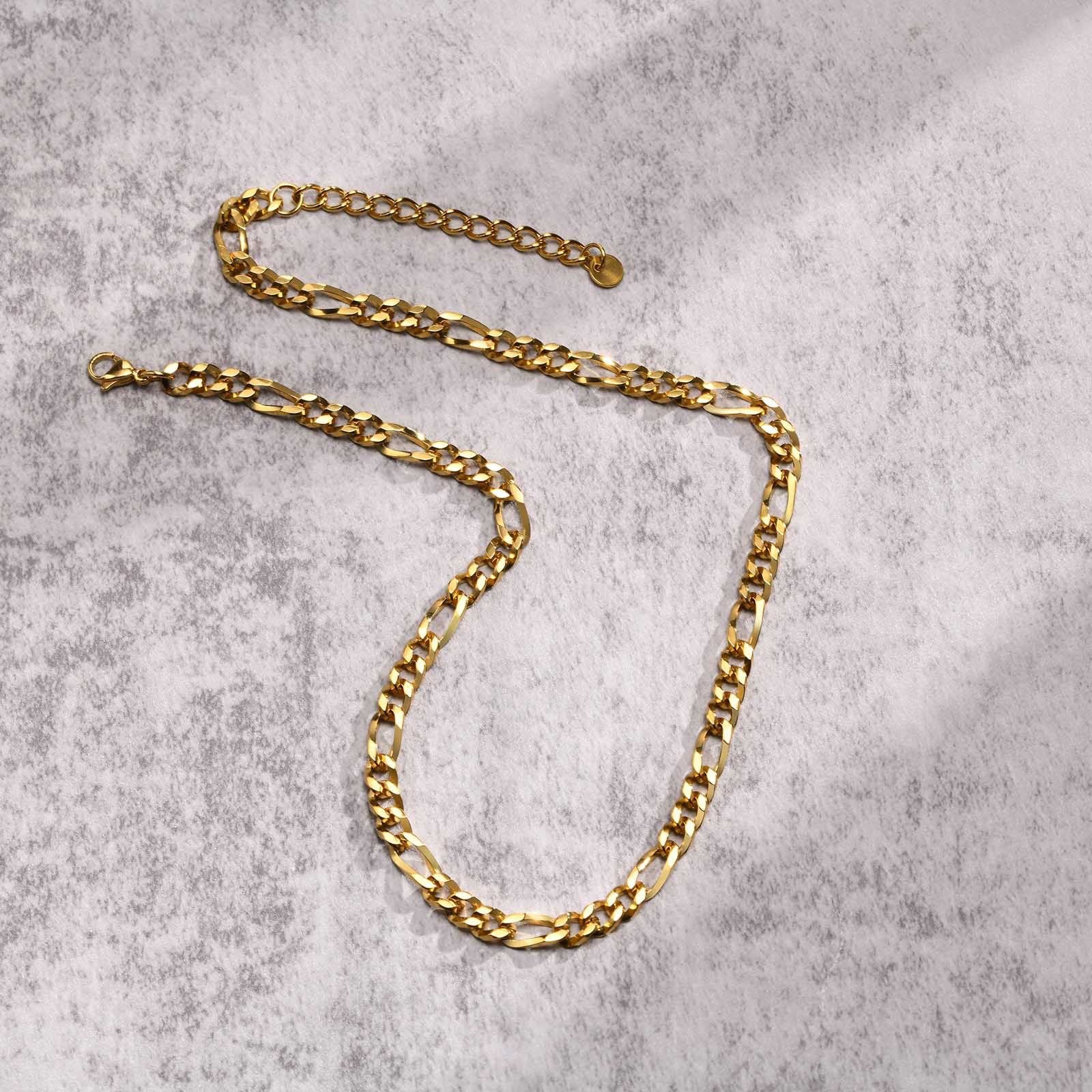 WM-C42 - Men-Women Gold Necklace Chain