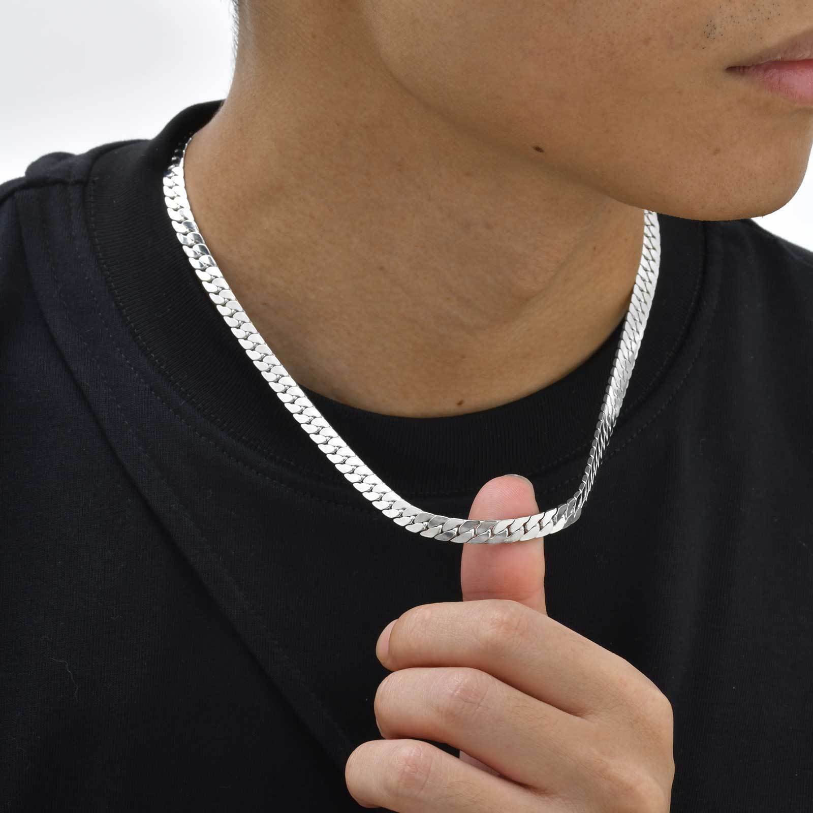 WM-C46 - Men-Women Silver Necklace Chain — image 10