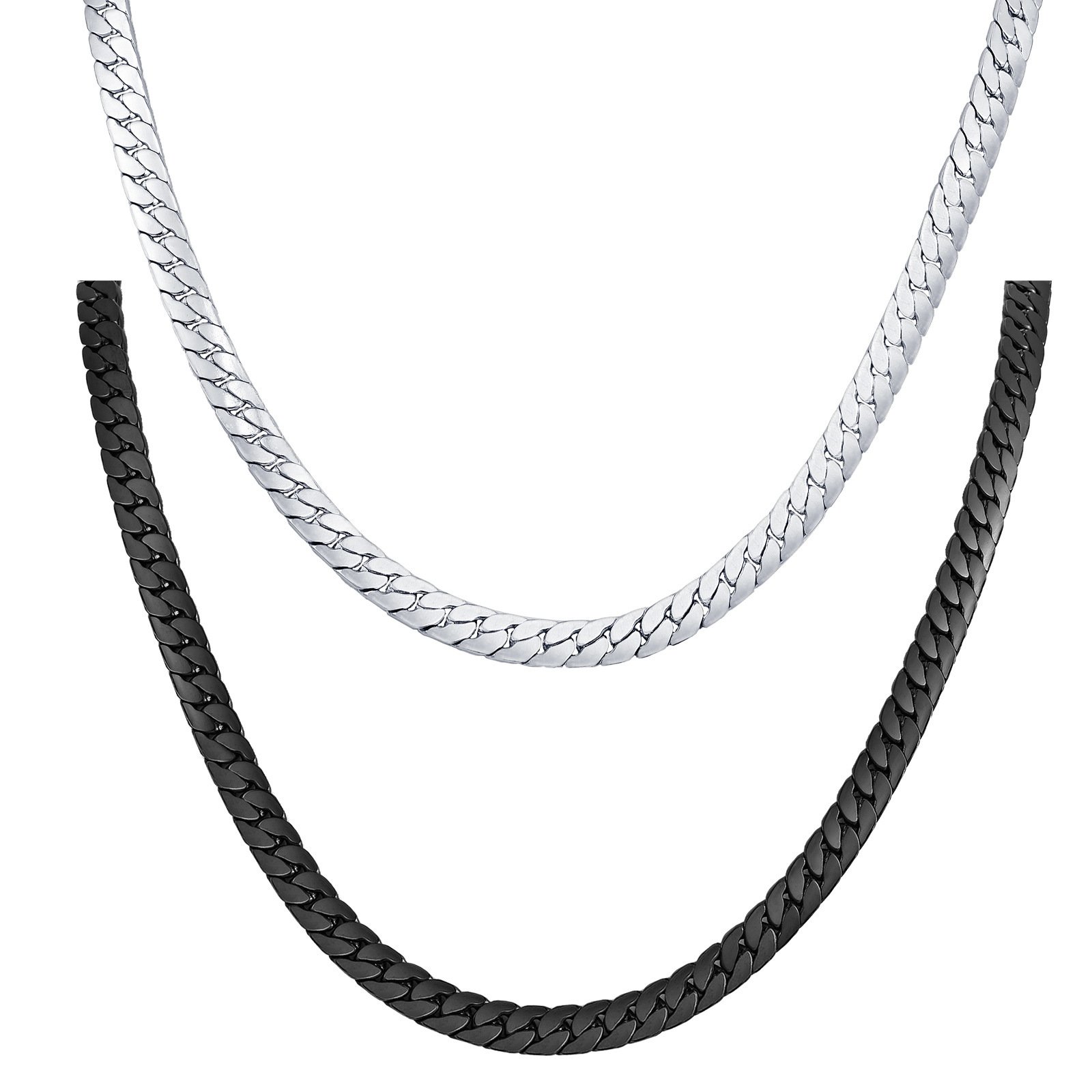 WM-C46 - Men-Women Silver Necklace Chain — image 8