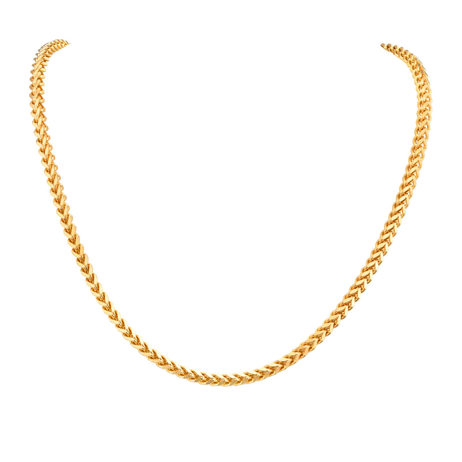 WM-C51 - Men-Women Silver Necklace Chain — image 4
