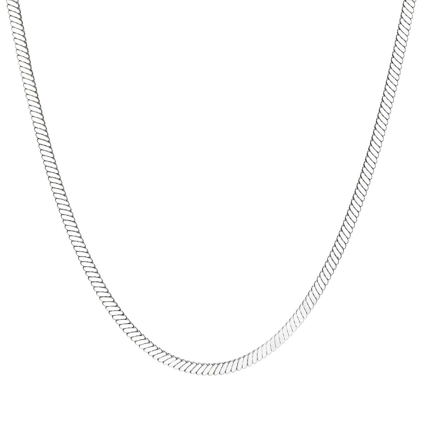 WM-C52 - Men-Women Silver Necklace Chain — image 4