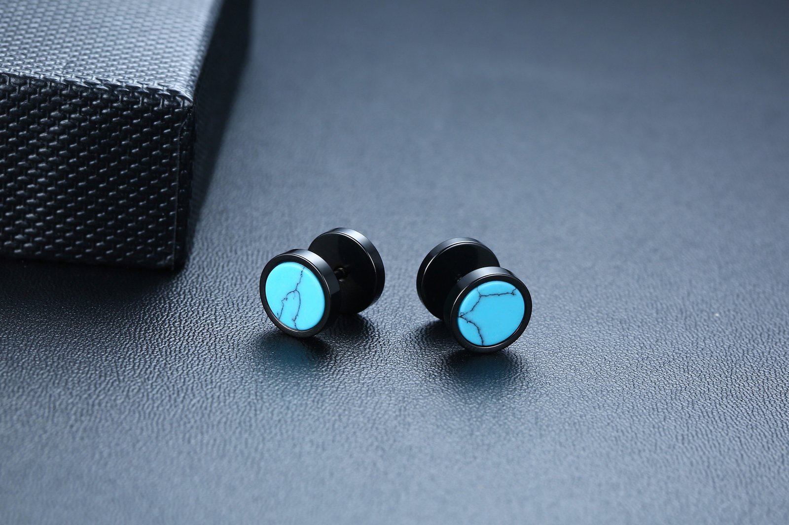 WM-E59 Tourquise Ear Studs Men Earring