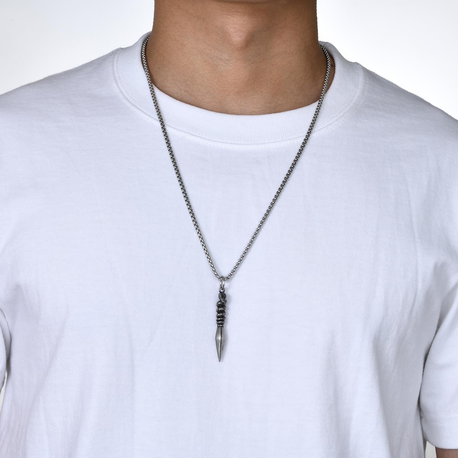 WM-P103 -Men, Women Necklace Pendant with Chain — image 4