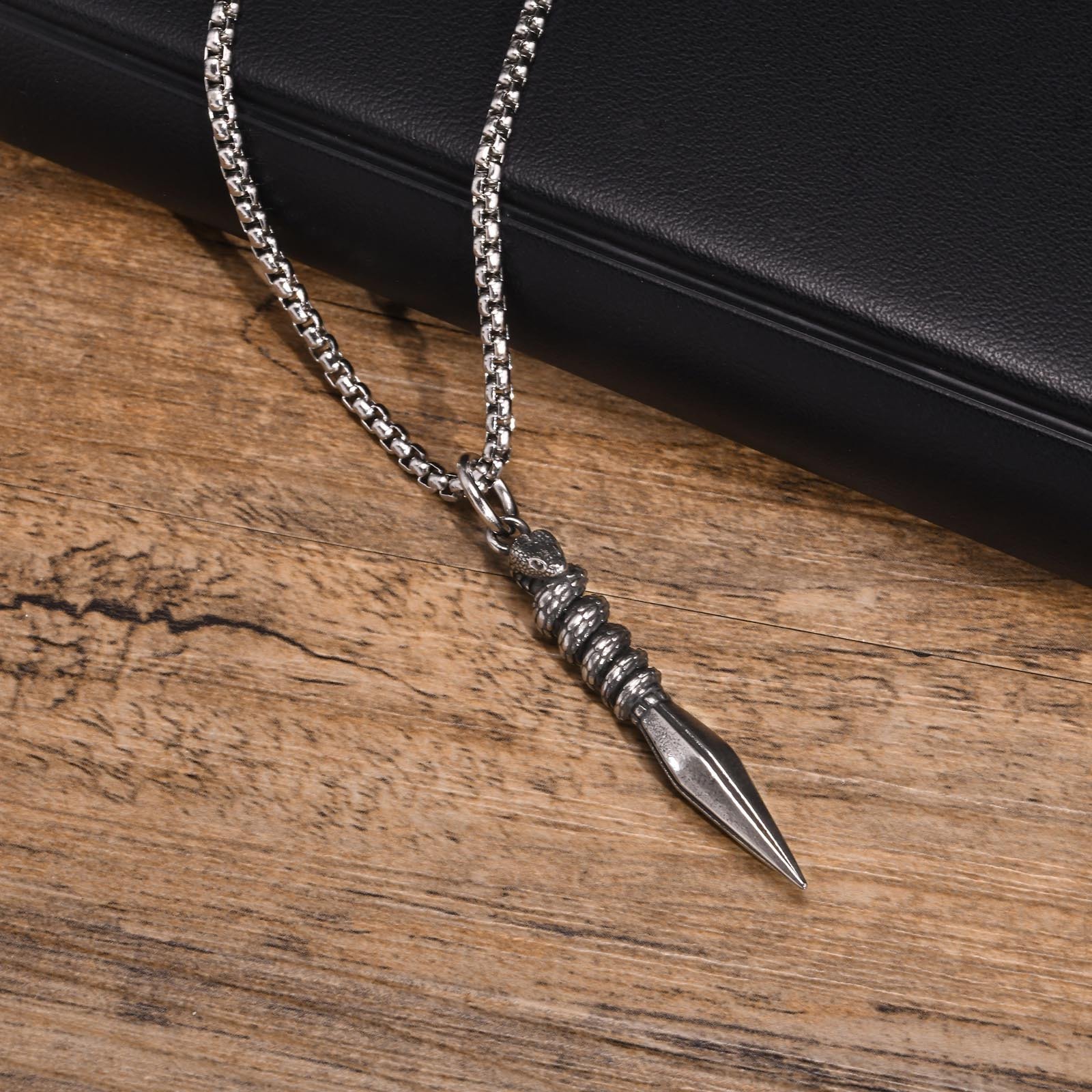 WM-P103 -Men, Women Necklace Pendant with Chain — image 6