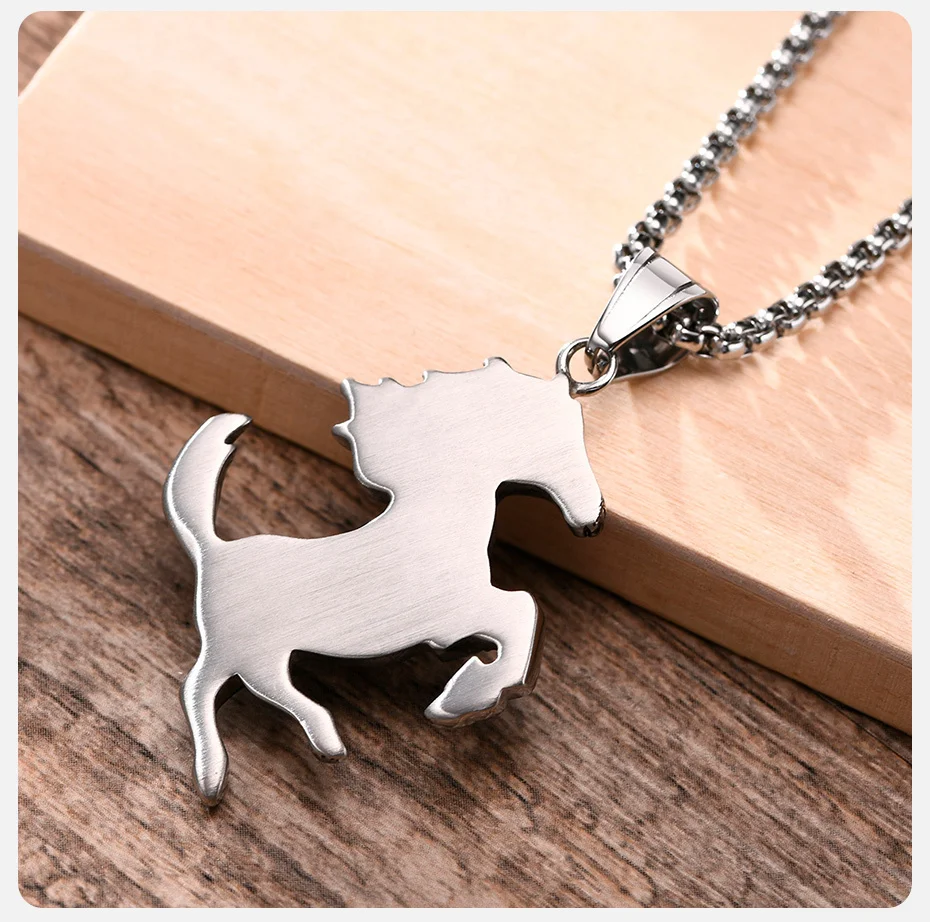 WM-P67 Men, Women Necklace Pendant with Chain — image 5