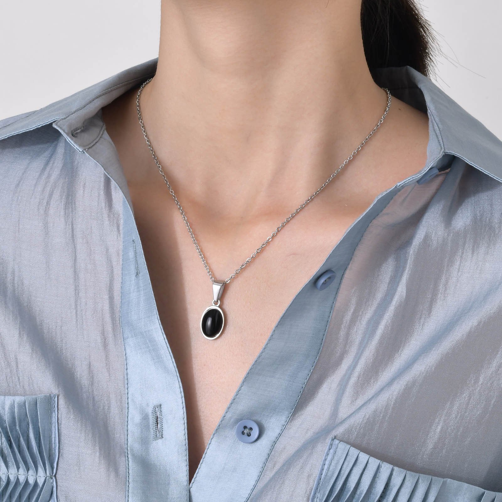 WM-P83 - Men, Women Necklace Pendant with Chain — image 4