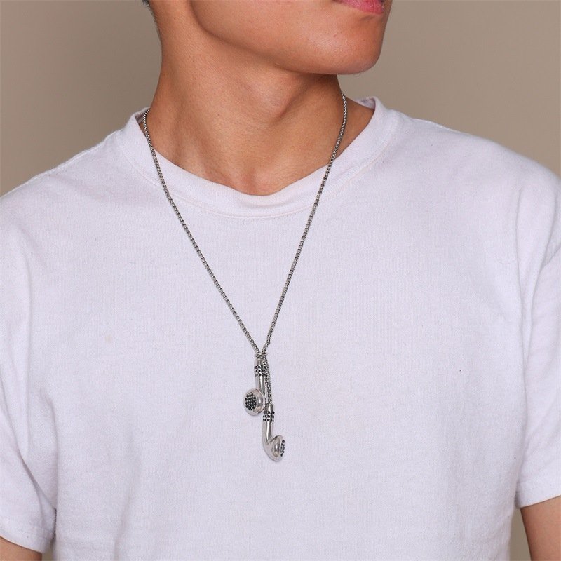WM-P87 - Men, Women Necklace Pendant with Chain — image 5