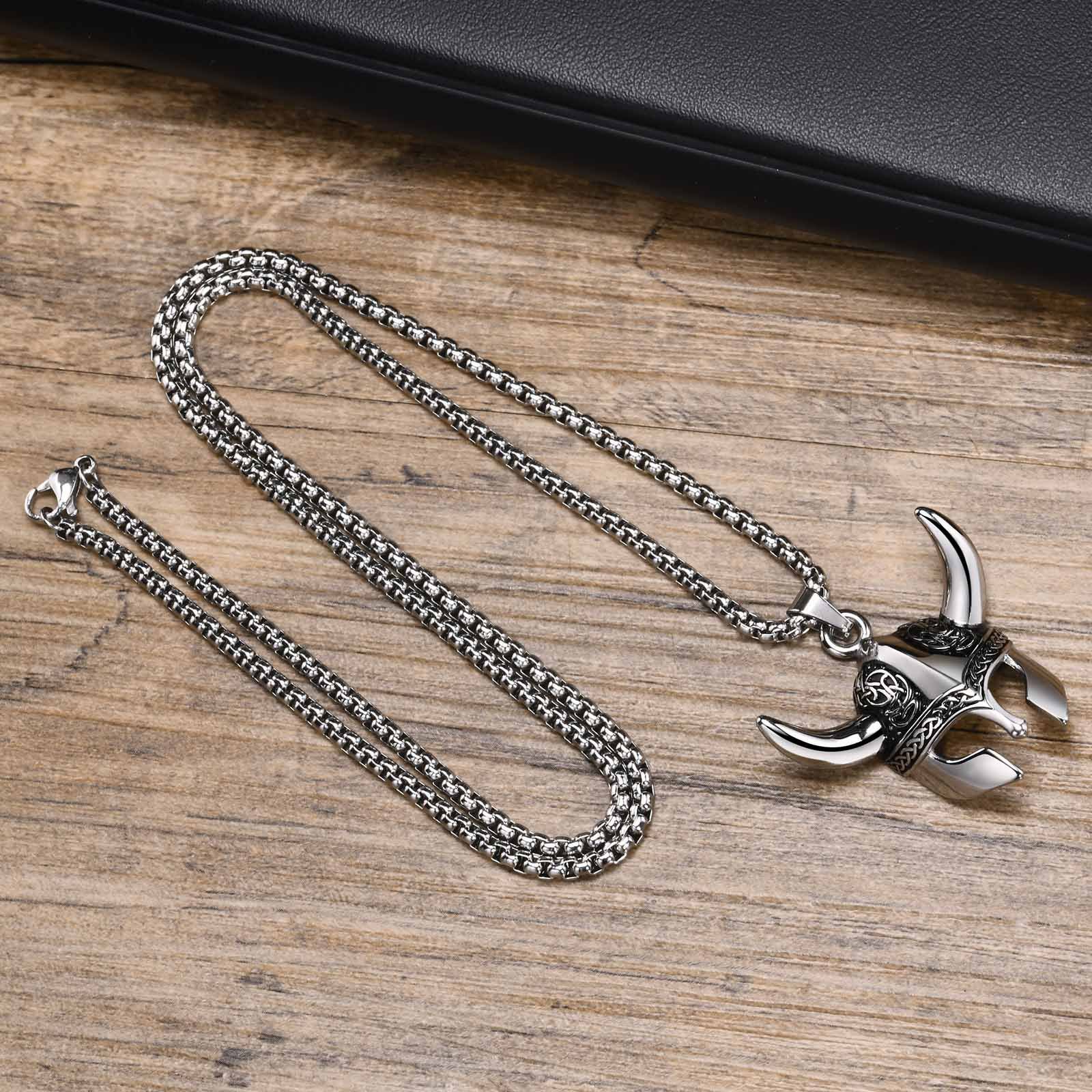 WM-P91 Men, Women Necklace Pendant with Chain — image 3
