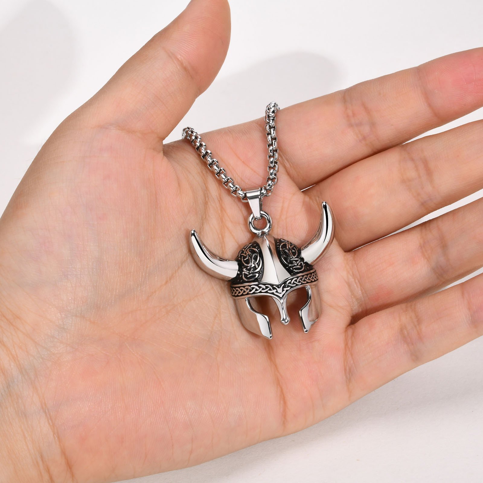WM-P91 Men, Women Necklace Pendant with Chain — image 4