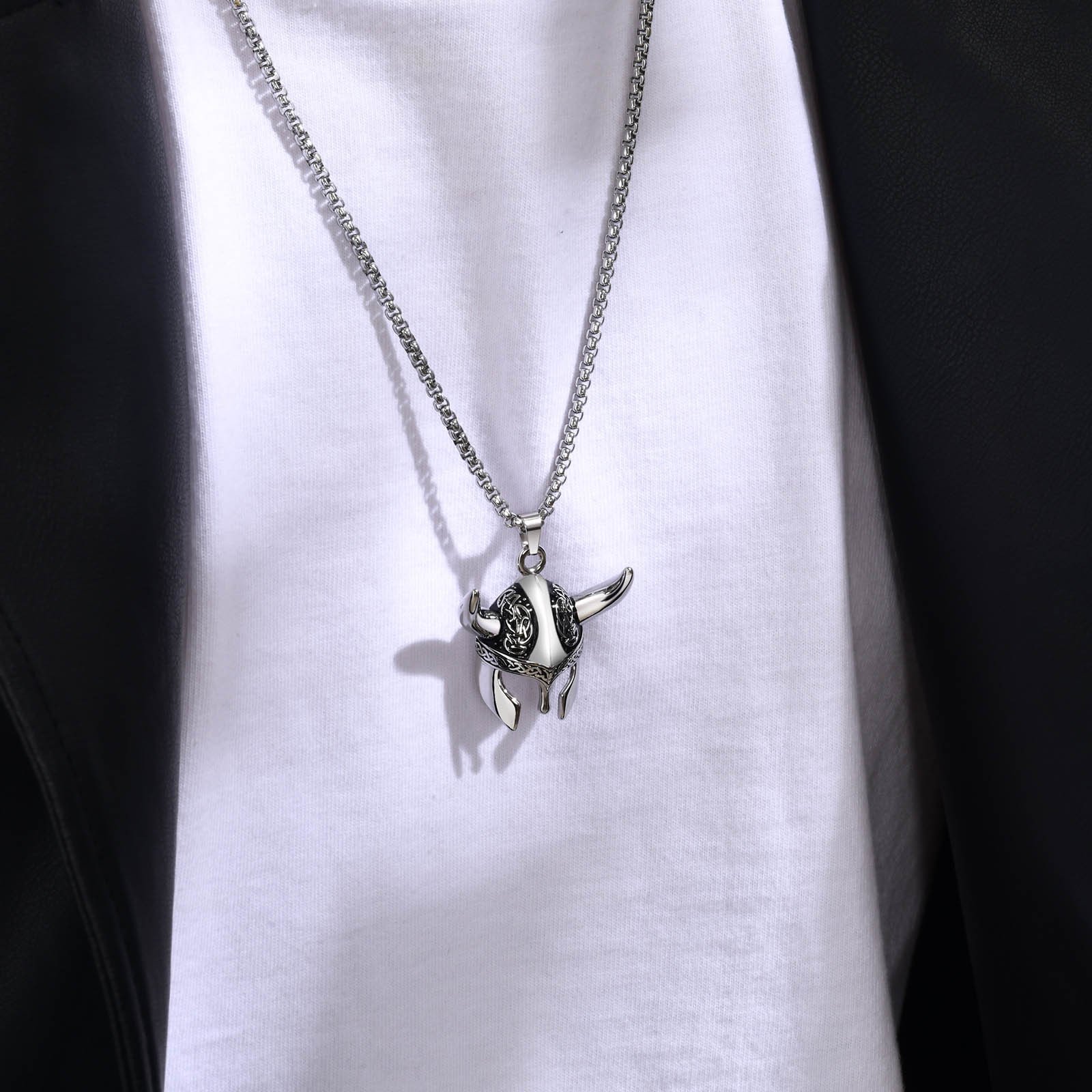 WM-P91 Men, Women Necklace Pendant with Chain — image 5