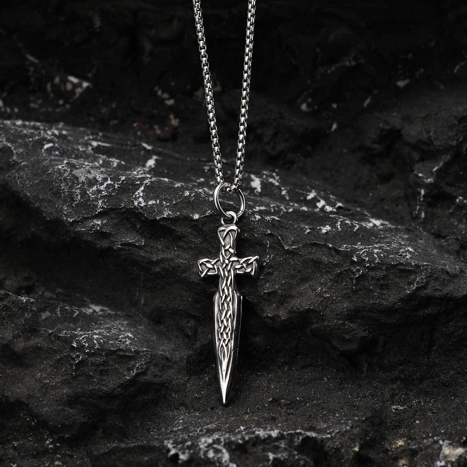 WM-P98 -Men, Women Necklace Pendant with Chain — image 6