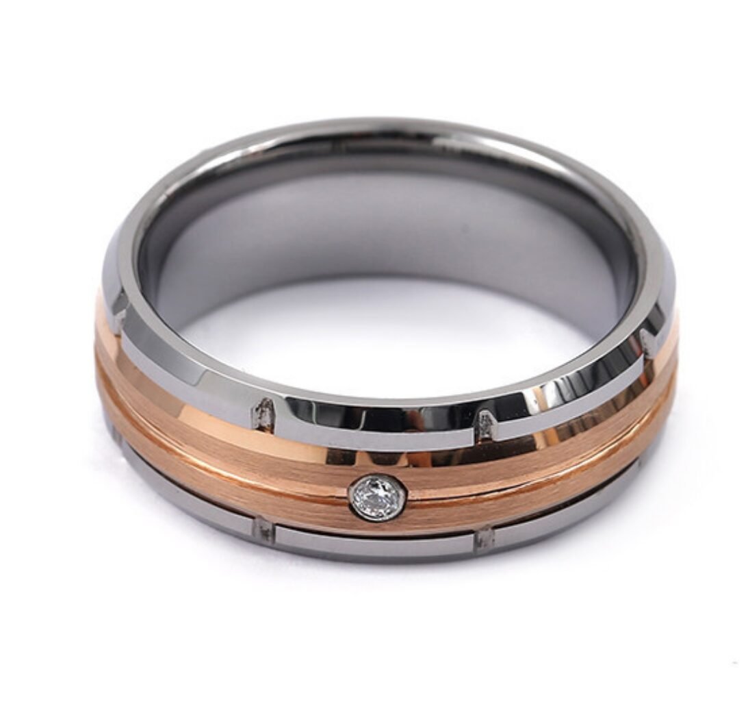 WM-R101 Tungsten Carbide Ring for Men 8 mm — image 6
