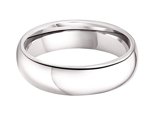 WM-R147 - Shiny Silver 6 mm Tungsten Carbide Ring — image 10