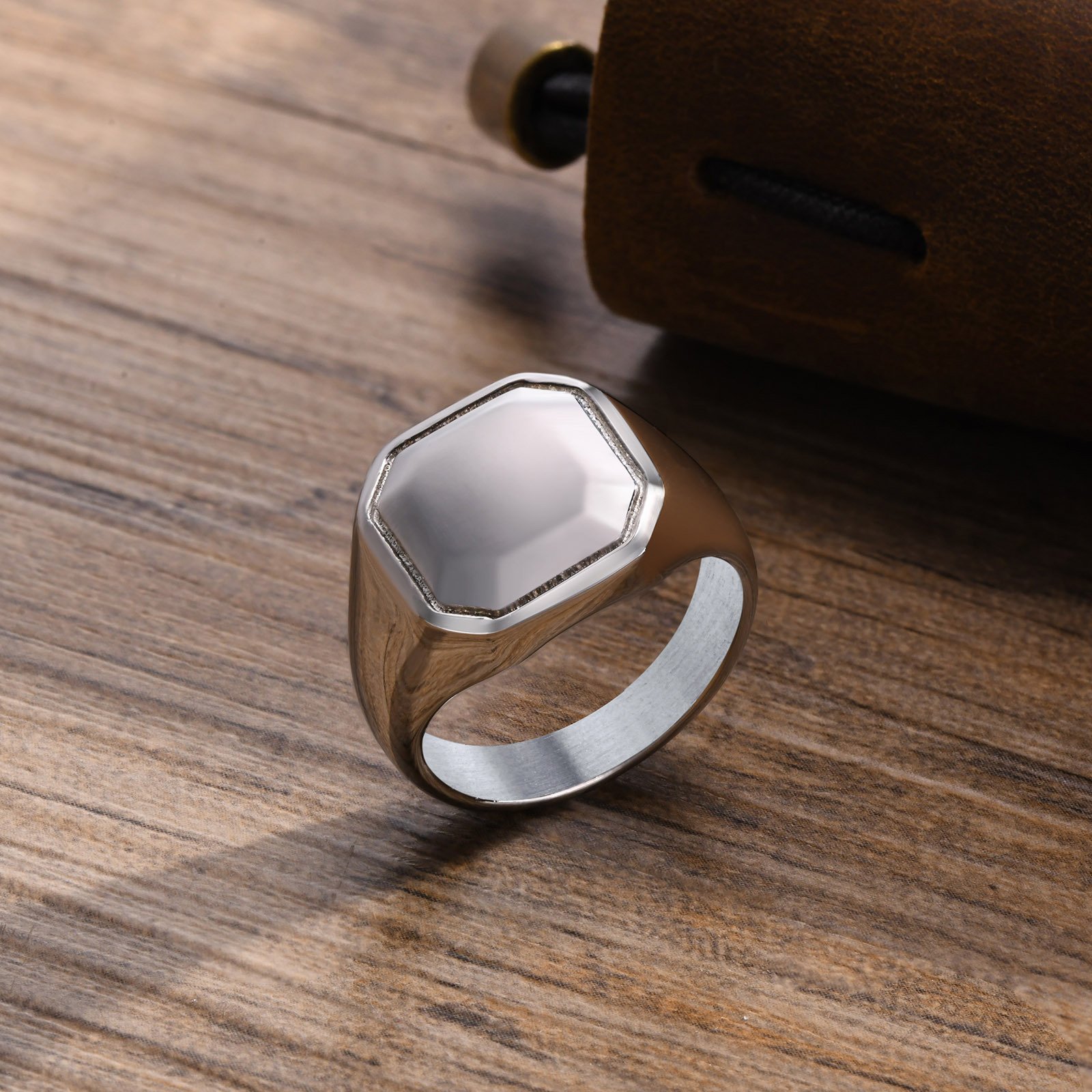 WM-R157 – Silver Stainless Steel Ring
