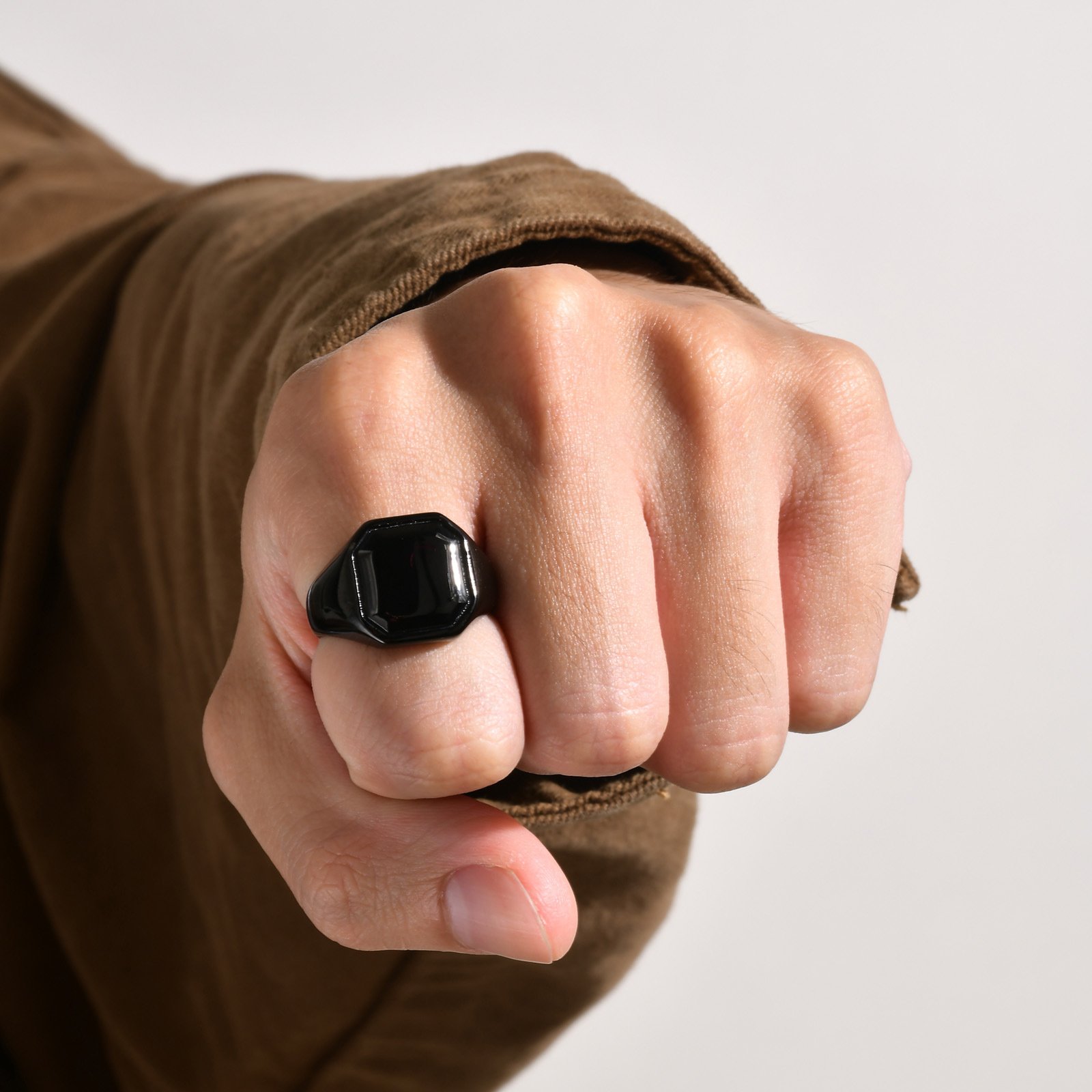 WM-R157 – Silver Stainless Steel Ring — image 10