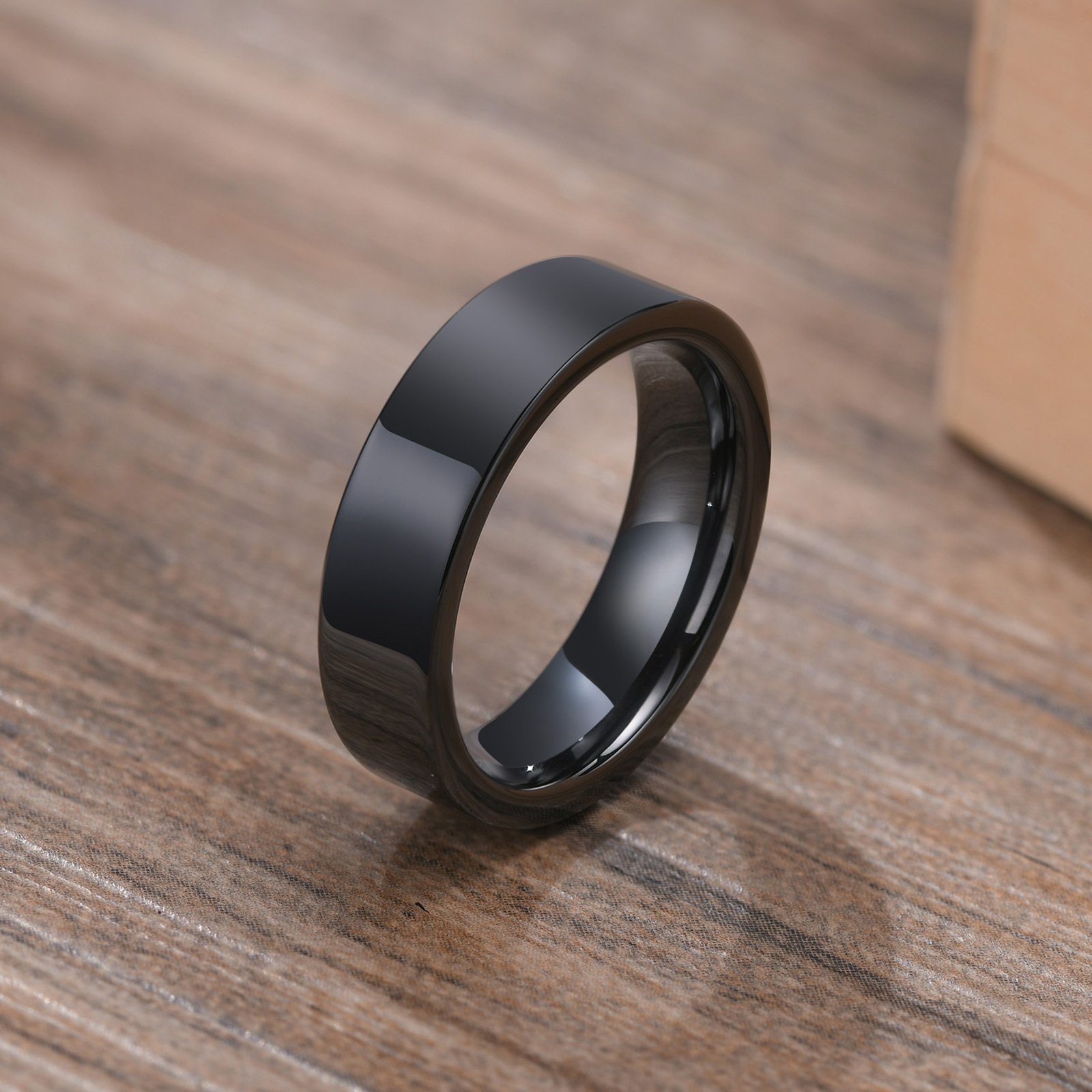 WM-R176 - Black Ceramic Ring