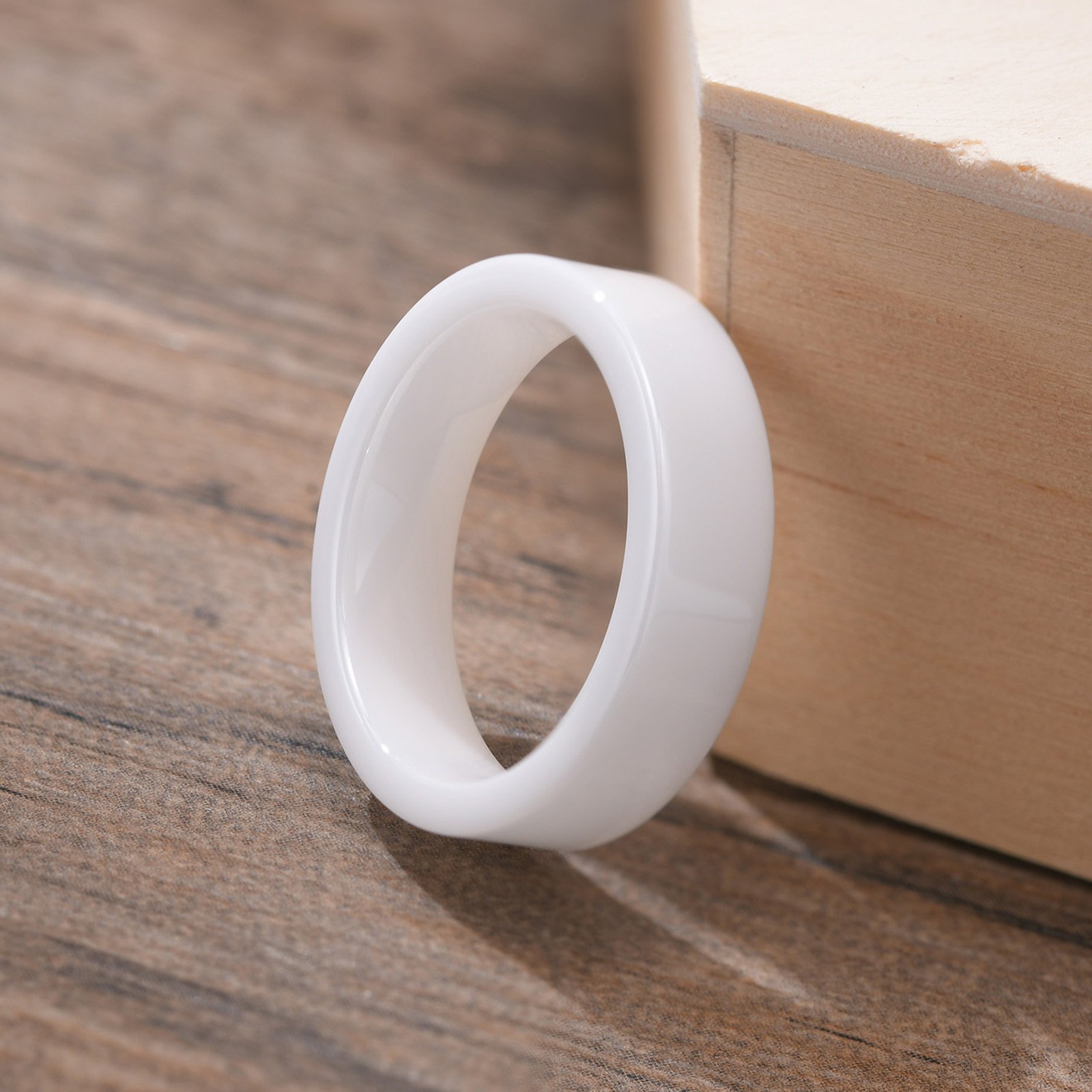 WM-R176 - White Ceramic Ring