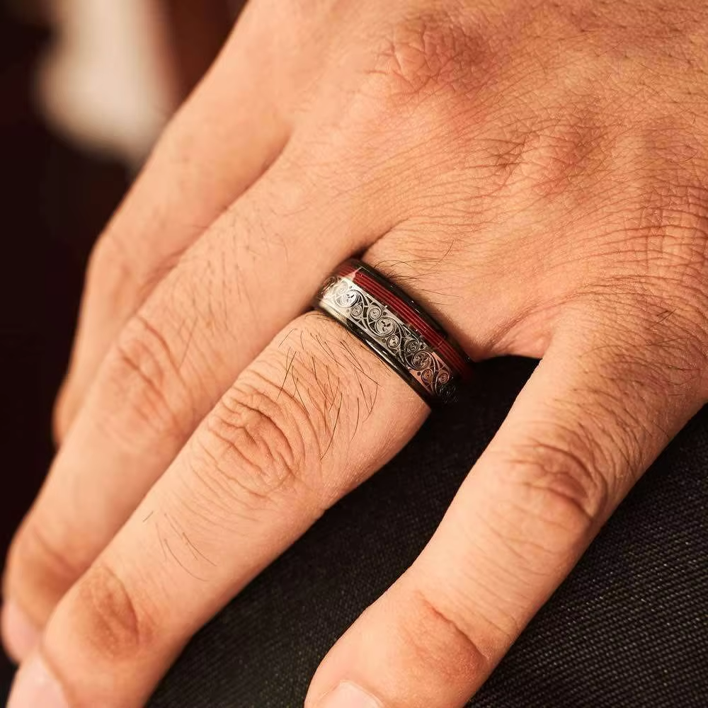 WM-R180 Tungsten Carbide Ring for Men — image 5