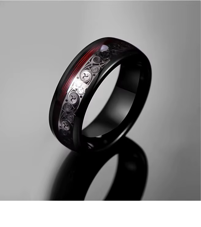 WM-R180 Tungsten Carbide Ring for Men — image 7