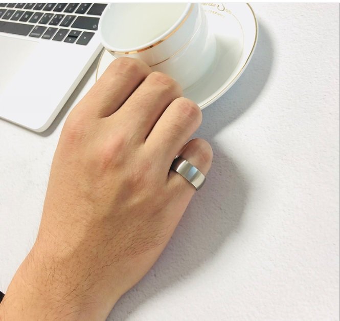 WMR-132 - Stainless Steel Men Ring — image 3
