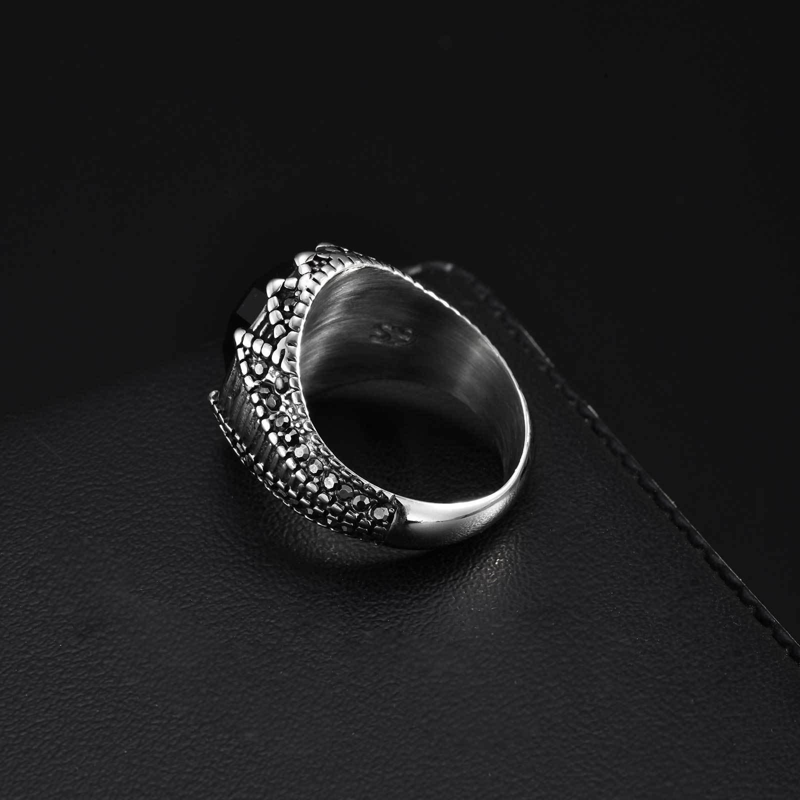 WMR-193 - Silver Stainless Steel Men Ring