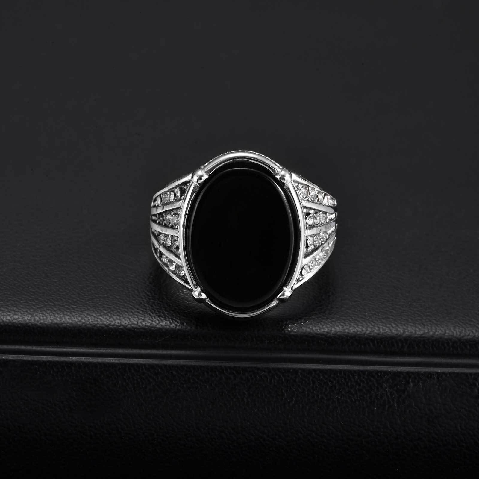 WMR-194 - Silver Stainless Steel Men Ring — image 5