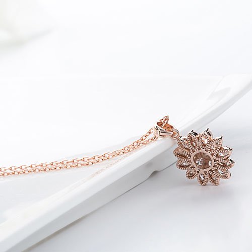 WP135 - Rose Gold Women Necklace Pendant — image 12