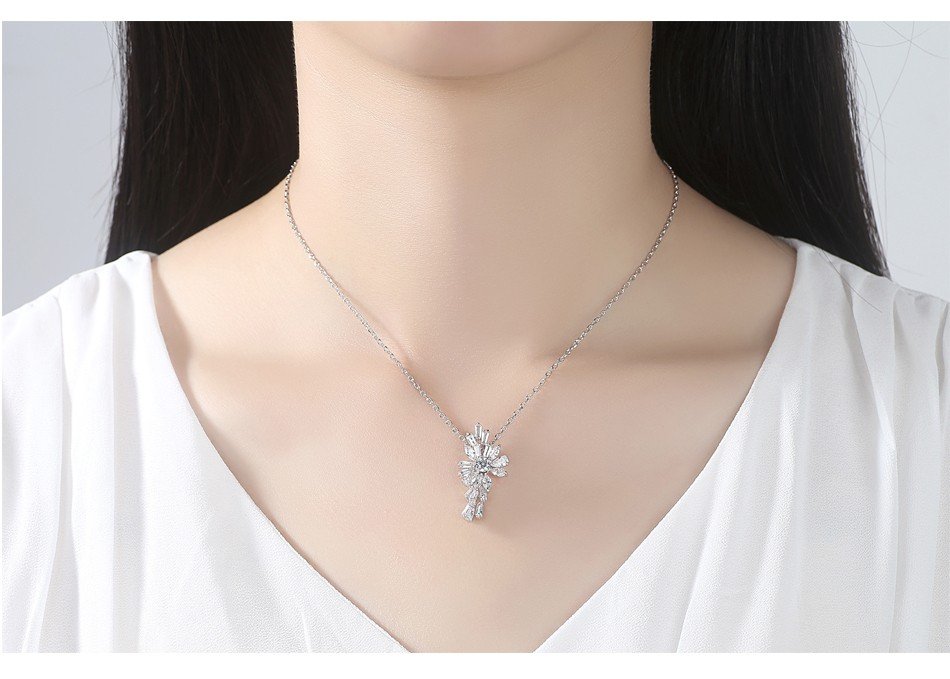 WP220- Silver Women Necklace Pendant — image 3