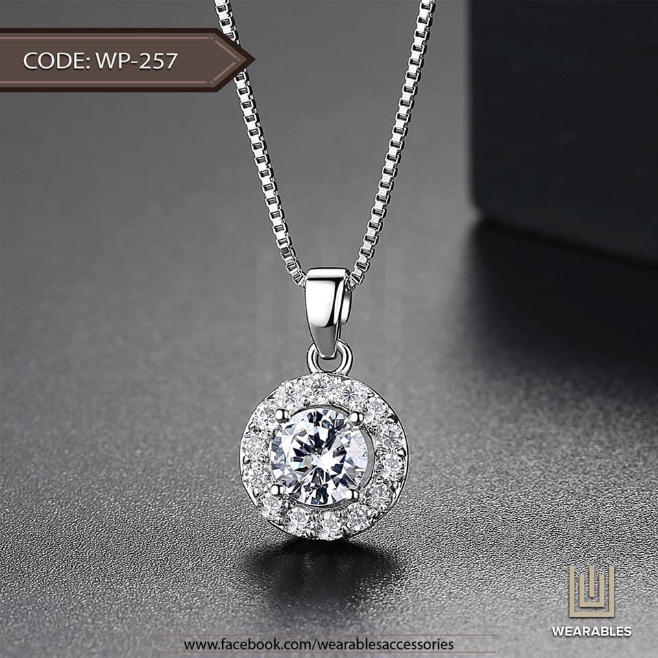 WP257- Silver Women Necklace Pendant