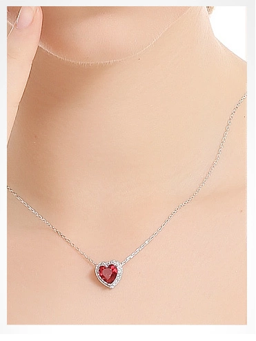 WP350 - Red Women Necklace Pendant