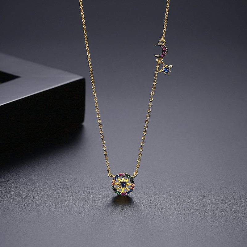 WP382- Golden Women Necklace Pendant