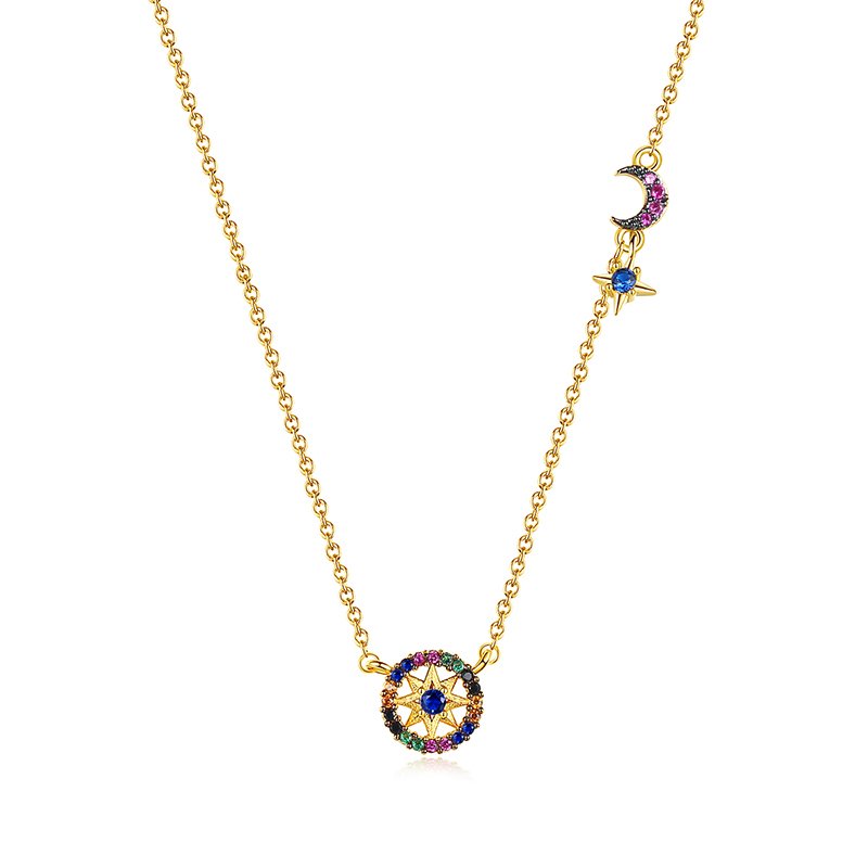WP382- Golden Women Necklace Pendant — image 4