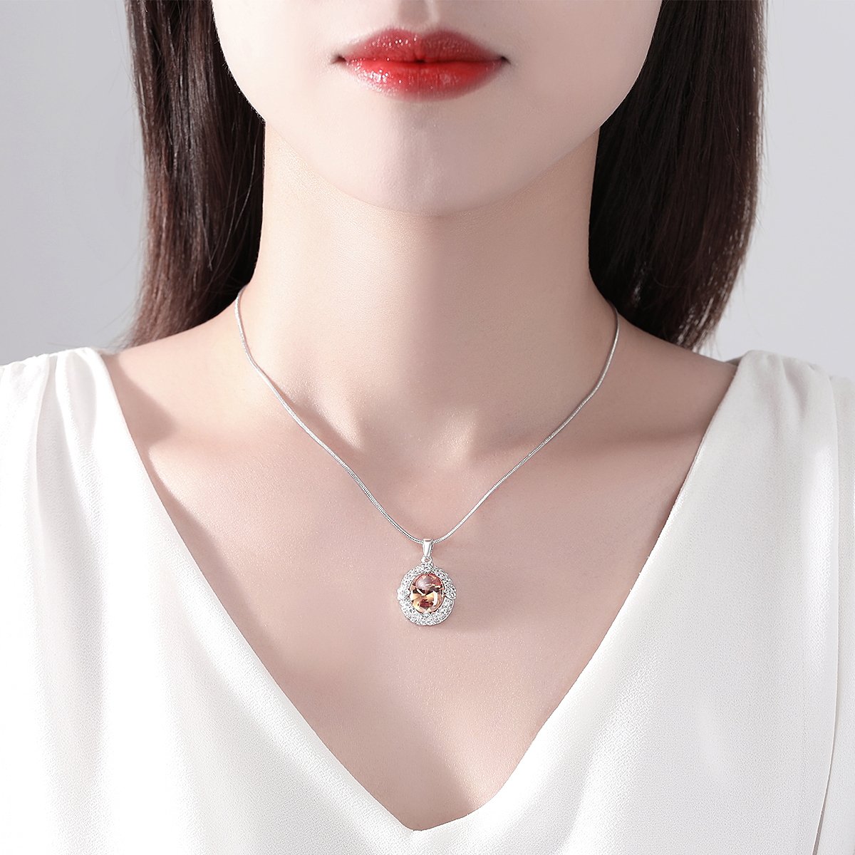 WP448- Silver Women Necklace Pendant