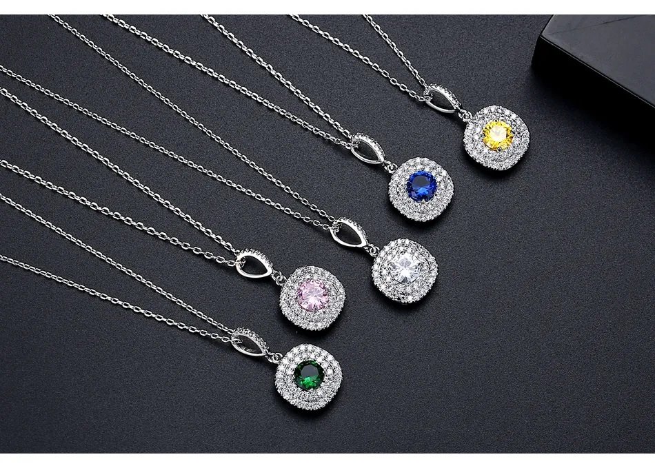 WP456- Green - Necklace/Pendant for Women — image 3