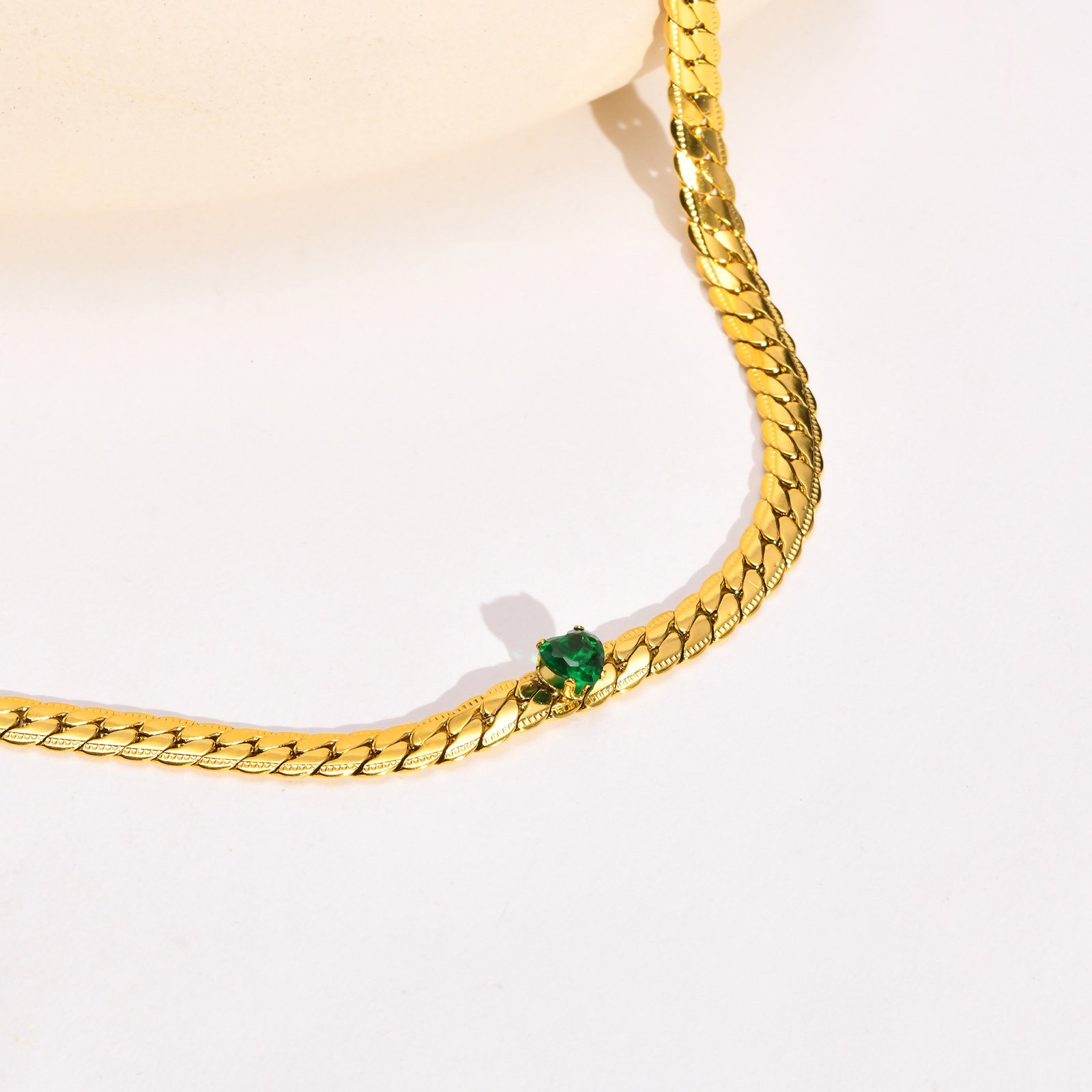 WP474 - Green Necklace Pendant for Women