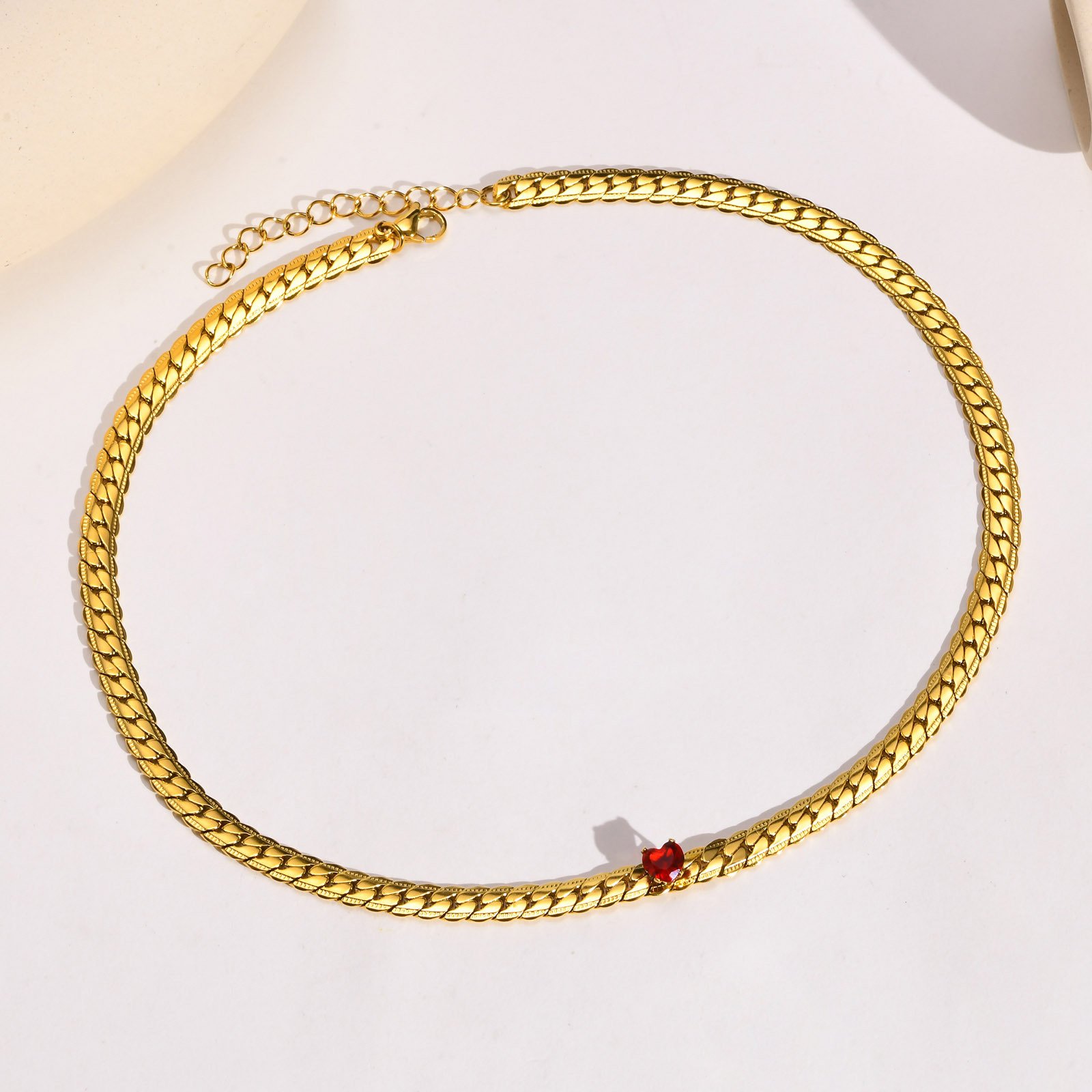 WP474 - Red Necklace Pendant for Women