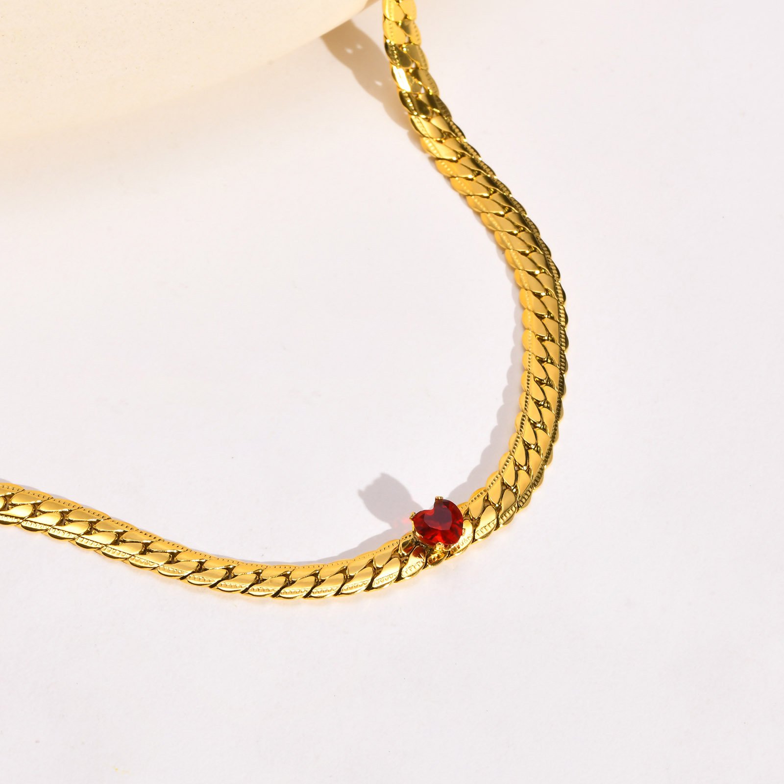 WP474 - Red Necklace Pendant for Women