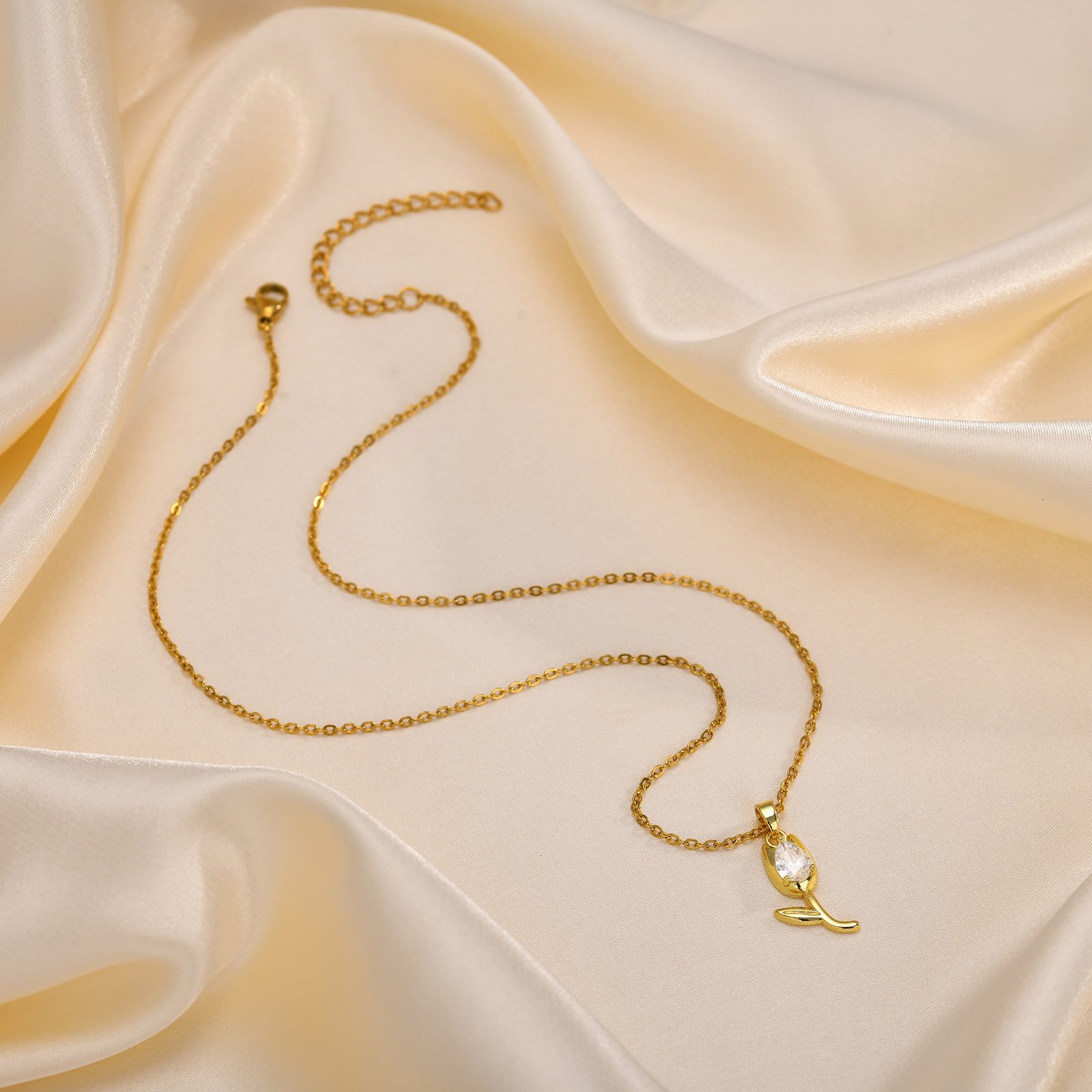 WP489 - White Necklace Pendant for Women — image 6
