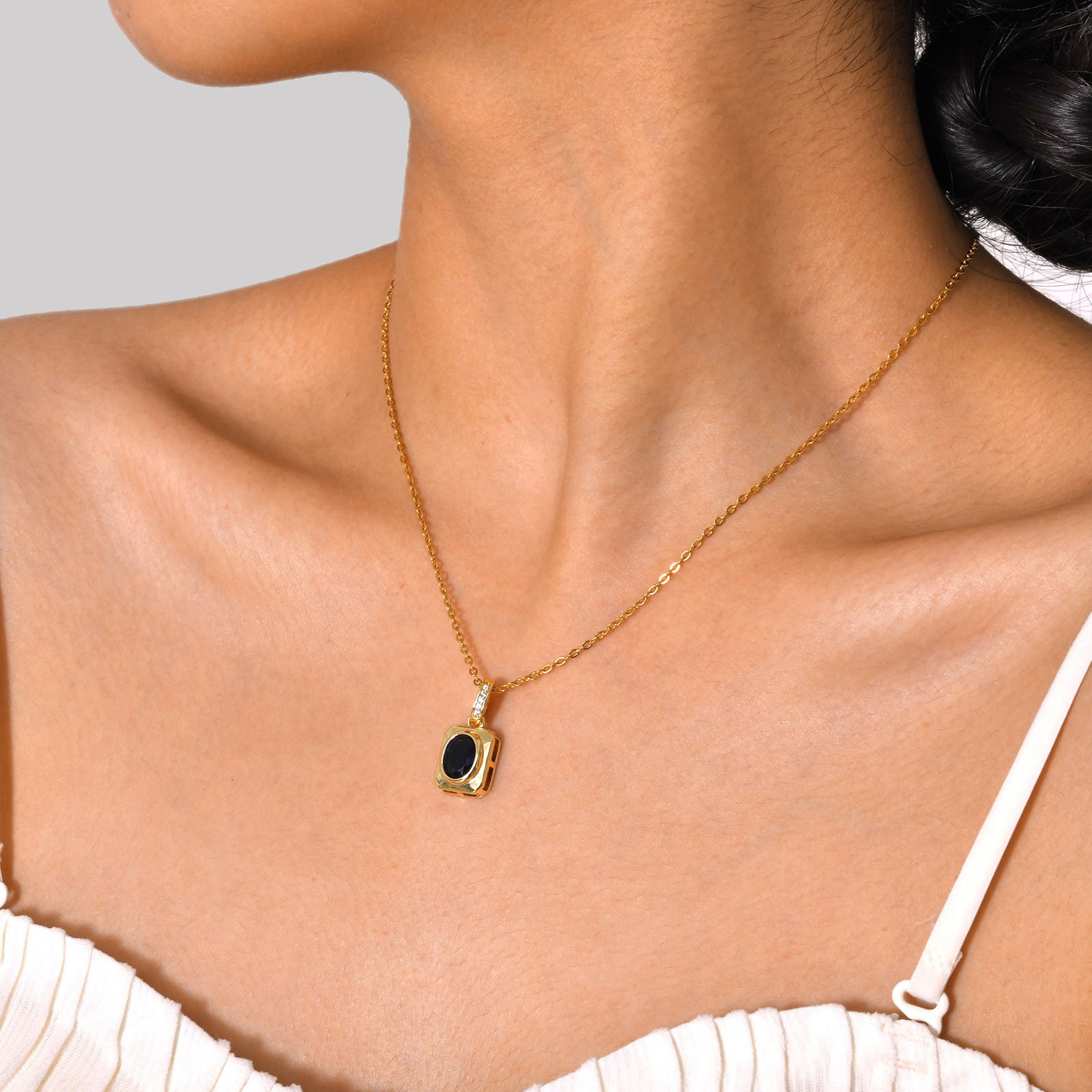 WP490 - Blue Necklace Pendant for Women — image 4