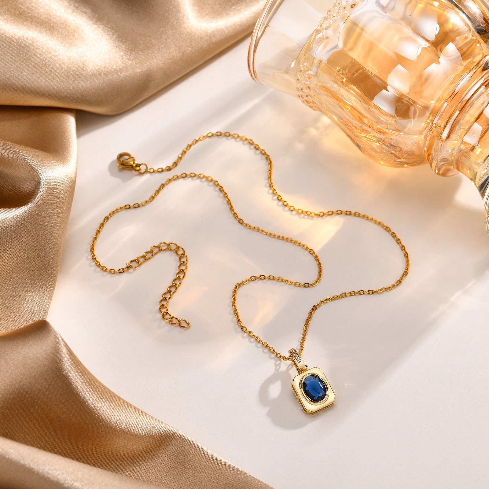 WP490 - Blue Necklace Pendant for Women — image 5